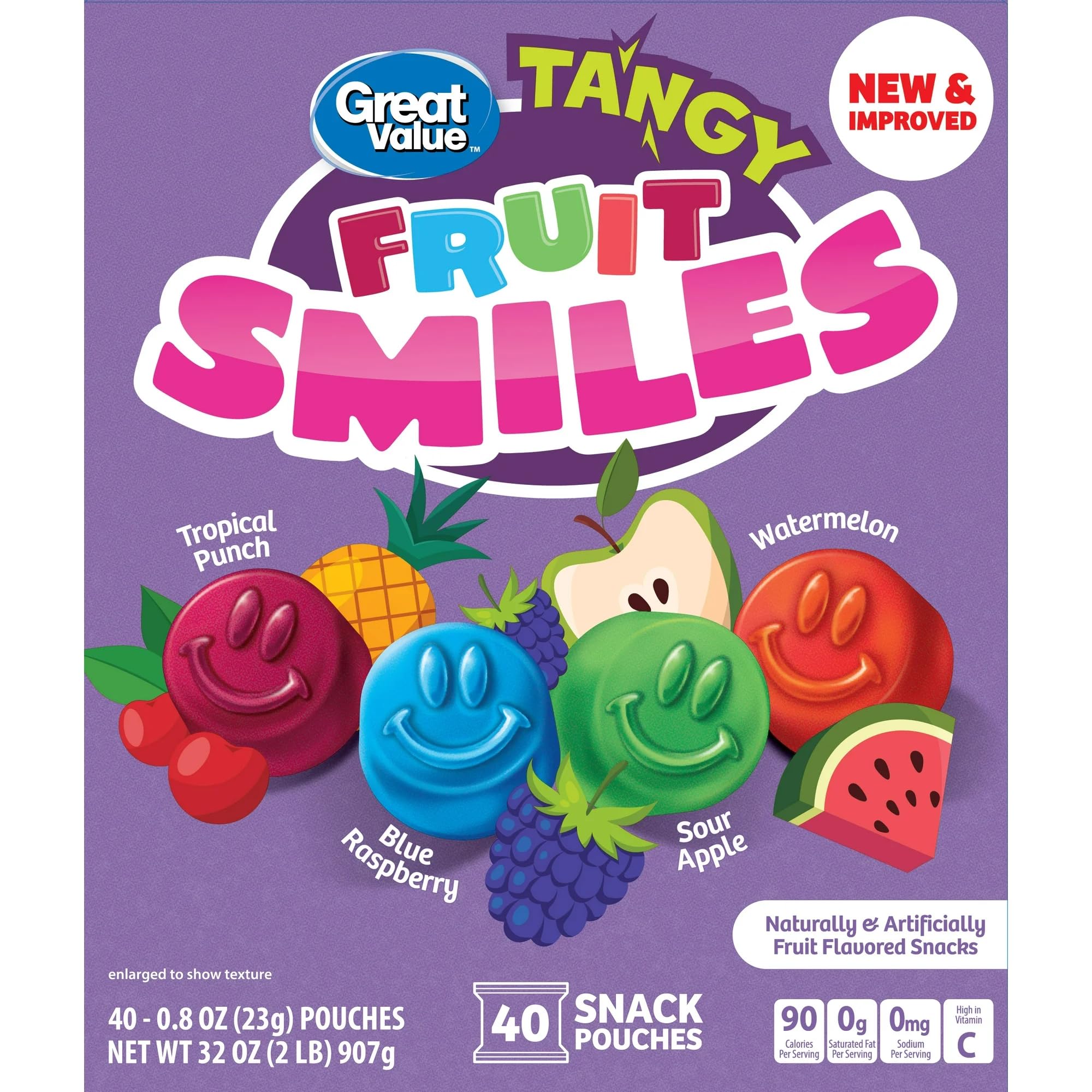 Great valueページ Amazon.com: Great Value Tangy Fruit Smiles, 45 Oz. (Pack of 2)